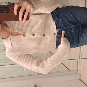 Wilfred Nextdoor wool cardigan, cream in size small.